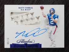 2022 Flawless Collegiate Team Slogan “Hotty Toddy” Auto Matt Corral /15 #SLO-MCO