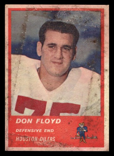 Don Floyd #43 1963 Fleer card