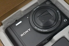 [US Duty Paid] Sony Cyber-Shot DSC-WX350 18.2MP Digital Camera Black 8721