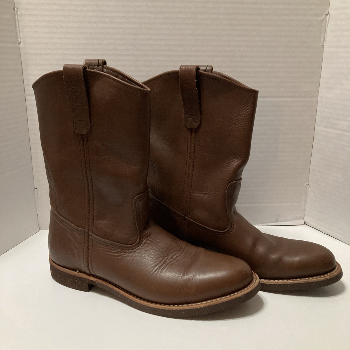 Red Wing Pecos Leather Work Boot 1178 Heritage Nailseat Soft Toe