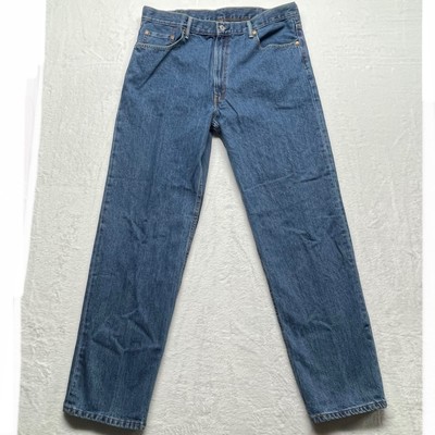 Levis 550 Jeans Men's Relaxed Fit Straight Leg Medium Wash Blue W42'' x L36''