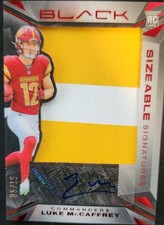 2024 panini black football Luke McCaffrey 05/15 RPA