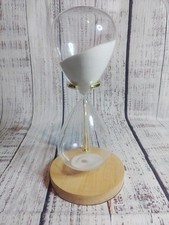 Decorative Hourglass with Rubber Wood Stand N...