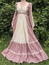Vintage Gunne Sax Maxi Dress - Prairie Renaissance Cottage Core Style