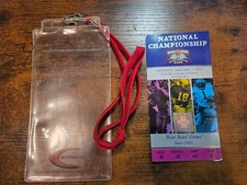 2002 Rose Bowl  National Championship Ticket with Lanyard Nebraska VS Miami