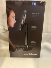 Simplehuman ST3200 LED Sensor Mirror 5x Magnification 8" Mirror