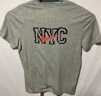 Nike Men's NYC City Edition T-Shirt XL Gray Tee Swoosh New York City