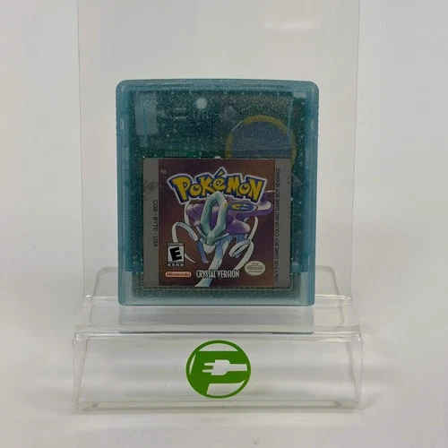 Pokémon Crystal (Nintendo GameBoy Color, 2001) New Battery Authentic Works