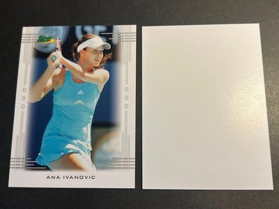 2007 Ace Authentic BLANK BACK PROOF MISSING AUTO & SERIAL # Ana Ivanovic