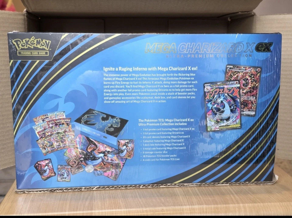 Pokémon TCG Phantasmal Flames UPC Mega Charizard X - Image 2 of 2