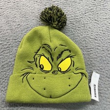 The Grinch Hat Cap Girls Beanie One Size The Grinch Dr Suess Christmas