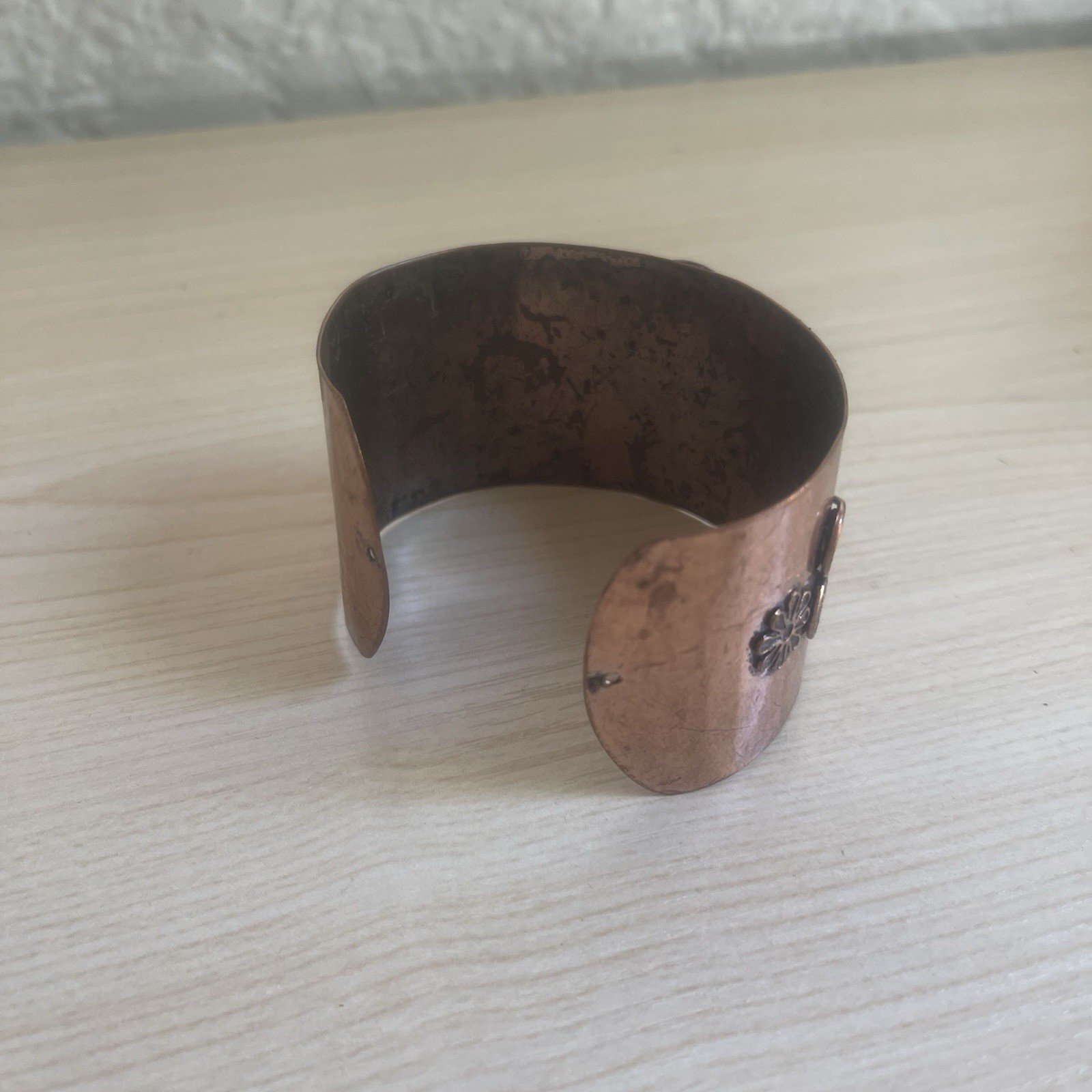 Artisan Copper Cuff Bracelet - image 5