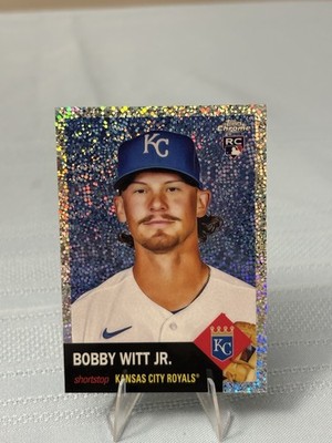 2022 Platinum Anniversary Bobby Witt Jr Speckle Refractor /150 #61