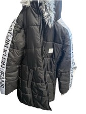 Calvin Klein Girls Black Puffer Jacket Size size 7