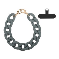 Phone Wrist Strap, 11" Acrylic Cellphone Chain with Tether Tab, Light Green