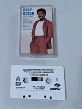 BILLY OCEAN- LOVE ZONE cassette, tape, album, music, vintage, OOP 