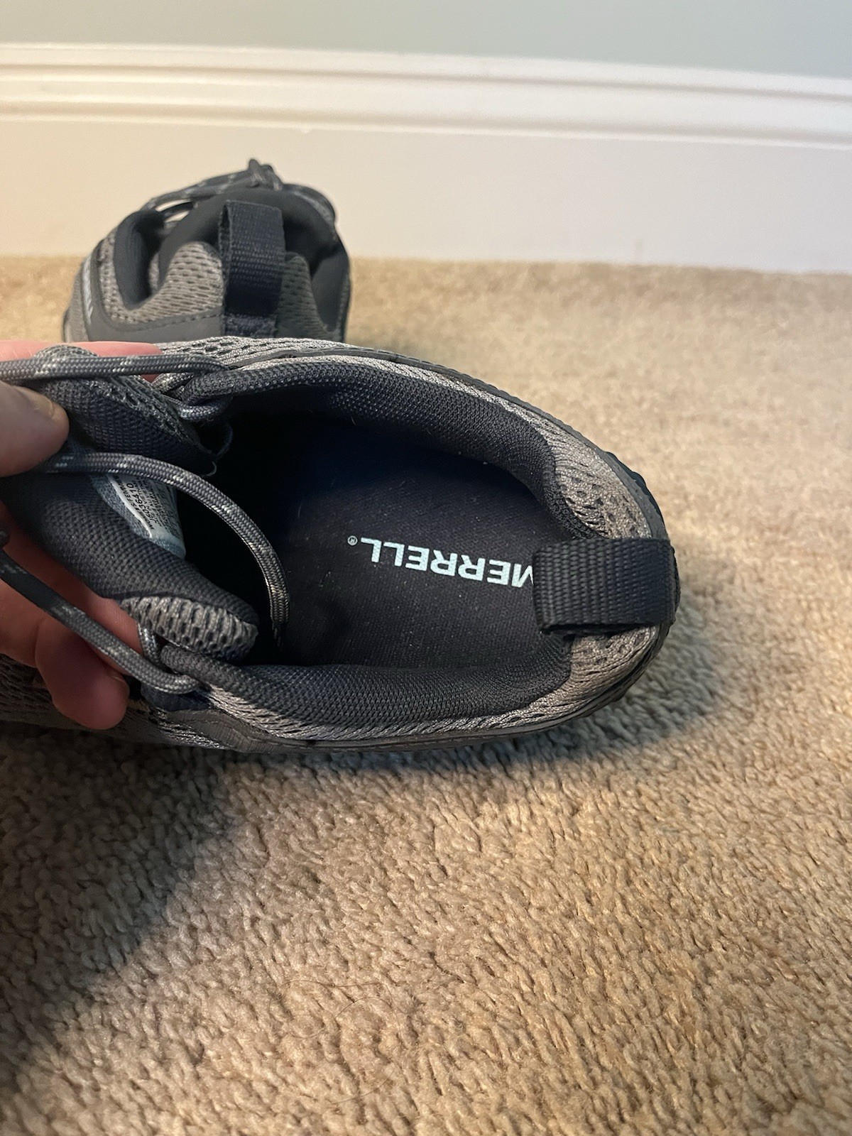 Scarpe Merrell Yokota E mesh donna 7 grigie blu escursionismo zaino trail comode