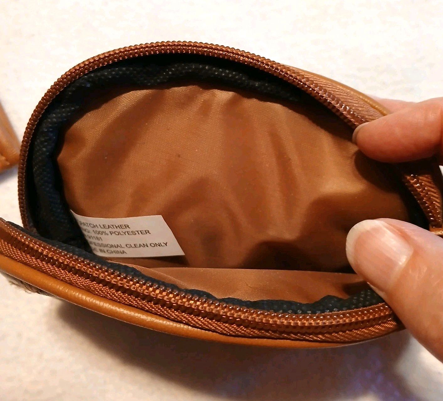 Patchwork Leather Handbag Purse Shoulder Bag Coin… - image 13