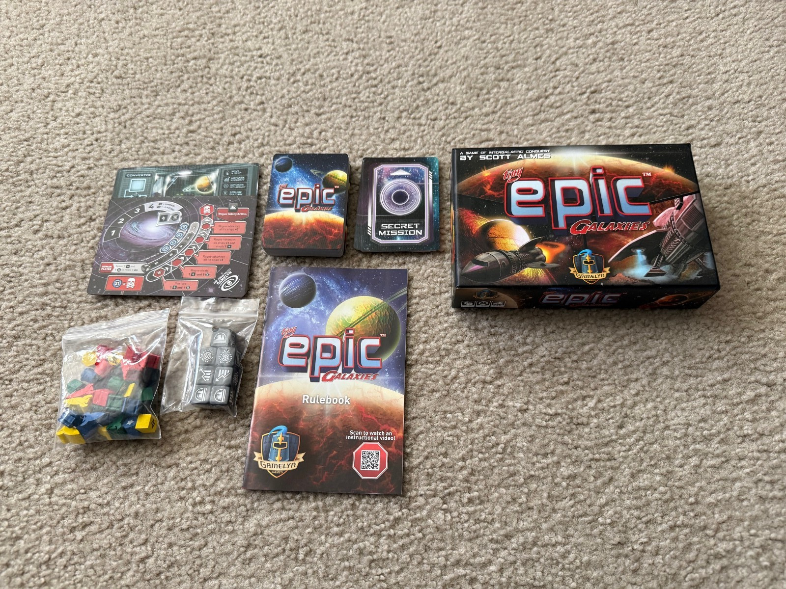 Tiny Epic Galaxies Board Game by Gamelyn Games & Scott Almes