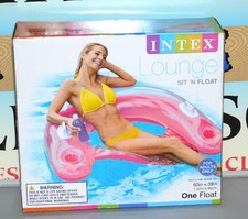 INTEX Sit N Float Inflatable Swimming Pool Lo...