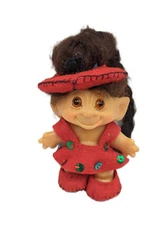 1960s Vintage 3" Thomas Dam Troll Doll Denmark on back