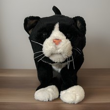 FurReal Friends 2009 Animated Kitten Cat Plush Black White Hasbro Toy WORKS