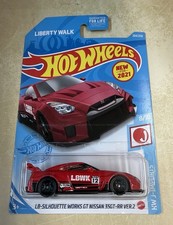 Hot Wheels Red LB-Silhouette Works GT Nissan 35GT-RR Ver.2 204/250  J-Imports