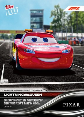 Lightning McQueen 2026 Formula 1 Topps NOW Card 55 Presale