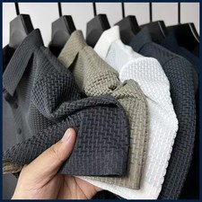 Men's Casual Short Sleeve Polo Shirt Solid Color Breathable Summer Top