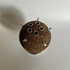 Vtg 60s Midcentury Modern Atomic Bulletin Ball Spinning Orb Desk Cork Pen Holder — photo 8