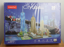 CubicFun City Line 3D Puzzle - New York City - NEW Sealed - 123 Pieces