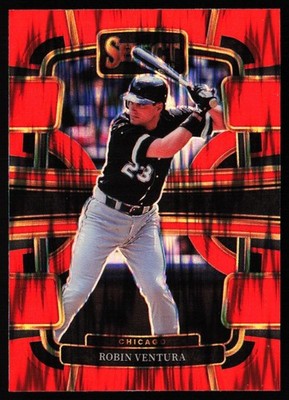 2024 Panini Select Orange Shock Prizm Robin Ventura #75 FR6