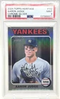 AARON JUDGE 2024 Topps Heritage #112  CHROME SILVER REFRACTOR  /375 PSA 9