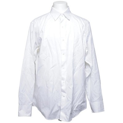 Uniqlo, Hemd, Größe: XL, Super Non-Iron, Weiß, Baumwolle, Einfarbig, Herren #QDP