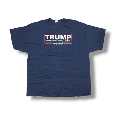TRUMP MAKE AMERICA GREAT AGAIN White House Gift Shop Navy T-Shirt Men's 2XL
