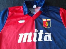 MAGLIA SHIRT VINTAGE '90 GENOA 1893 CALCIO ERREA HOME MITA. VEDI FOTO. SIZE M.