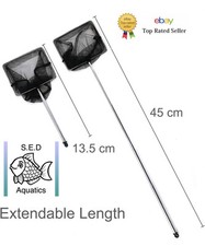 Small fish tank net - Extendable - Telescopic Fine Mesh Stainless Steel No Rust