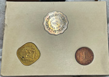 1961 Pakistan 3 Coins Set Excellent Condition
