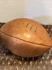 Vintage Rugby Ball / Leather Handsewn Football  Antique Great Display — photo 7