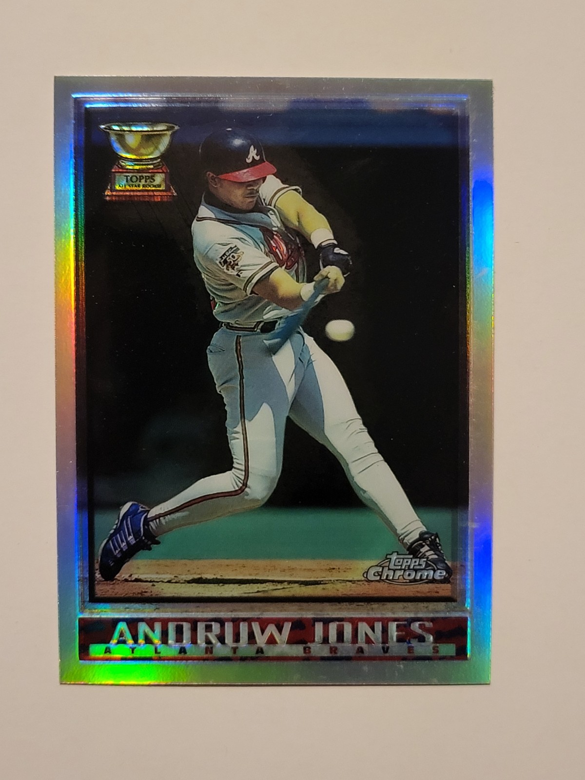 1998 Topps Chrome Andruw Jones Refractor #334