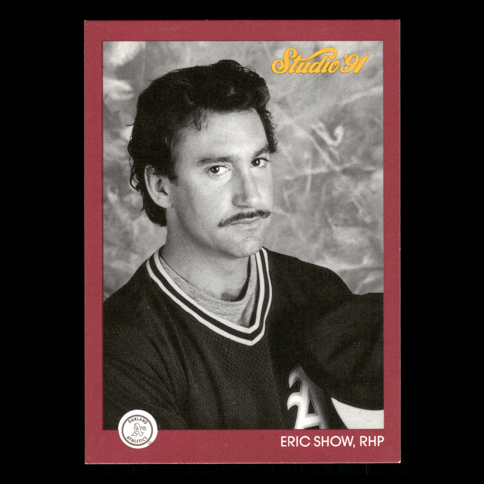 Eric Show #108 1991 Studio Oakland Athletics Baseball Card MLB