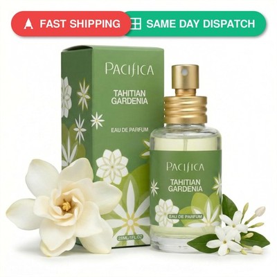 Pacifica Tahitian Gardenia Perfume Spray 1oz   Tropical Floral Fragrance...