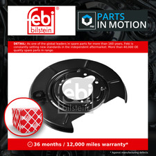 Brake Disc Splash Panel fits BMW 316 E30 1.8 Rear Left 83 to 88 Guard Plate Febi