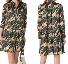 J.Crew Giraffe Print Shirt Dress Size Small