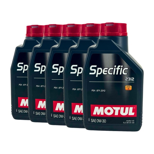 Motul Specific 2312 0W-30 MotoröL, PSA B71 2312, 5X1 Liter-image