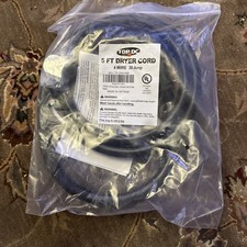 4Feet Heavy Duty 4 Prong 30 Amp Universal Dryer Power Cord ETL Listed