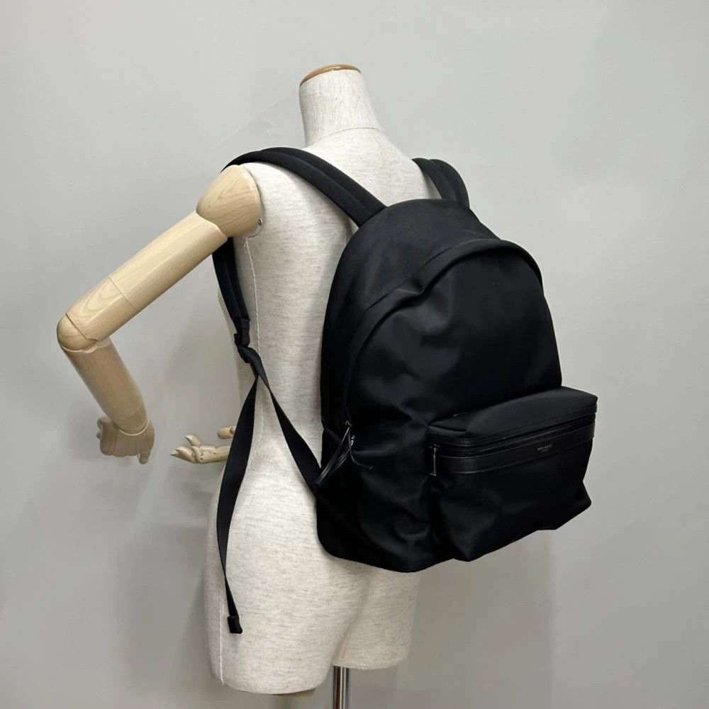 SAINT LAURENT PARIS 534967 Backpack City Canvas And Leather Black thumbnail 3