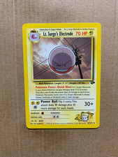 Lt. Surge's Electrode 52/132 Gym Challenge - Uncommon Pokemon Card - EXCELLENT on eBay