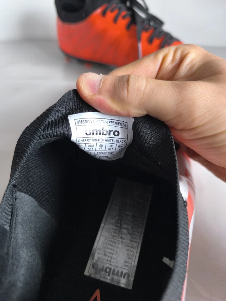 Umbro Fußballschuhe Rot Velocita VI Premier FG - Größe 47 - Bild 3 von 4