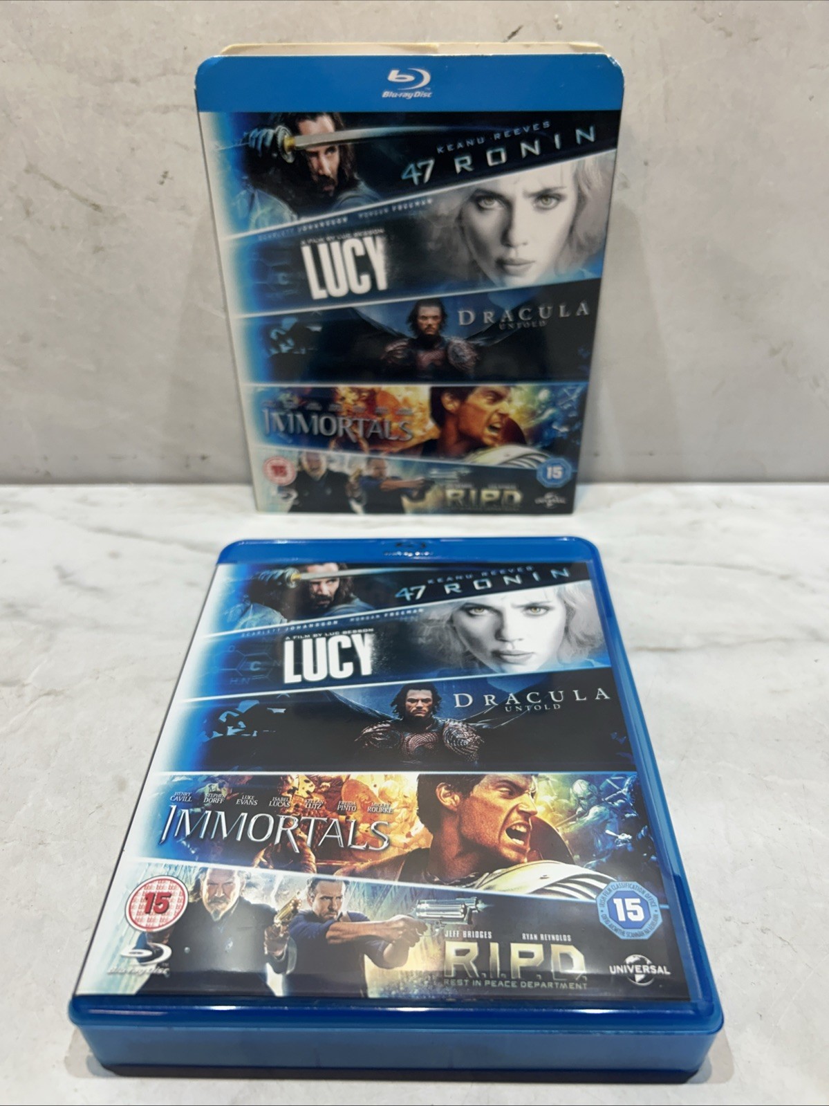 Lucy/Dracula Untold/47 Ronin/Immortals/R.I.P.D Blu-ray Box Set - (2015) Cert 15